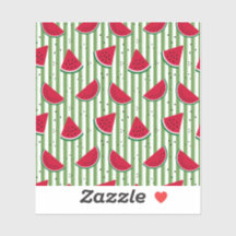 Motif sans couture à rayures de pastèque