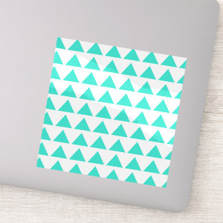 Sticker Motif Triangle Géométrique Moderne – Teal Frais
