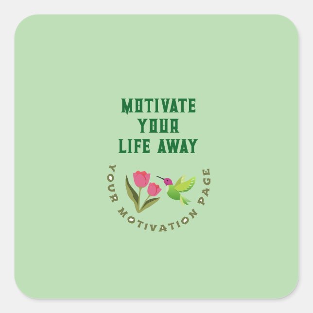 Sticker Motivate (Devant)