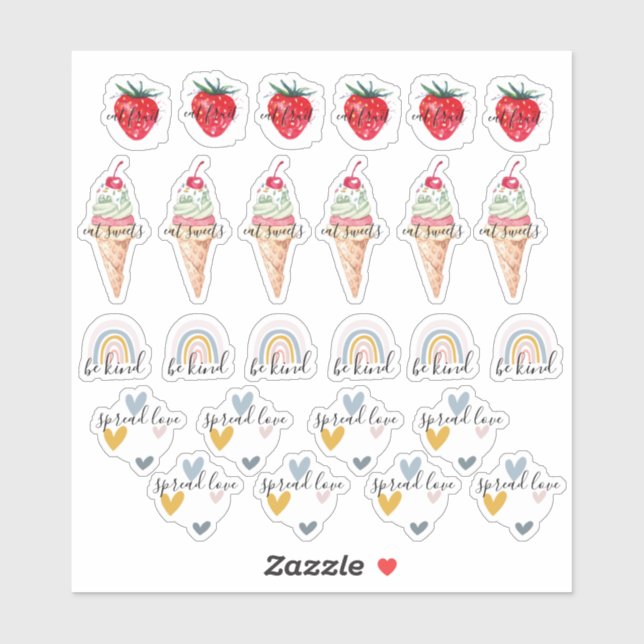 Sticker Motivation entre citations Planner scrapbook autoc (Feuille)