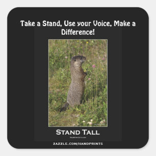 Sticker motivationnel Marmot