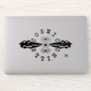 Sticker Moto de refroidissement de poisson-chat de reptile
