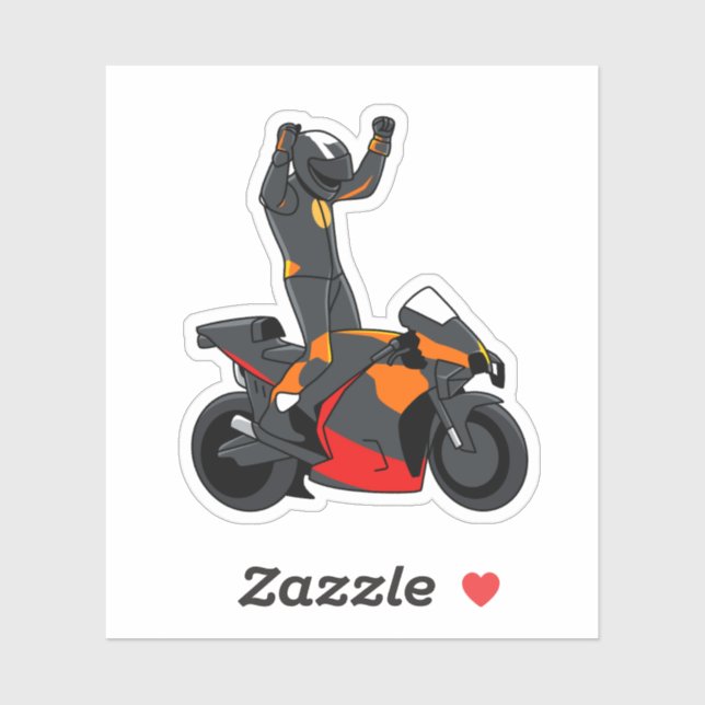 Sticker MotoGP KTM simple style (Feuille)