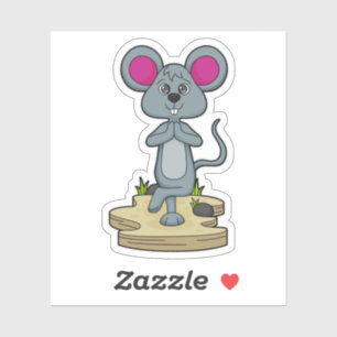 Sticker Mouse at yoga