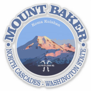 Sticker Mt Baker