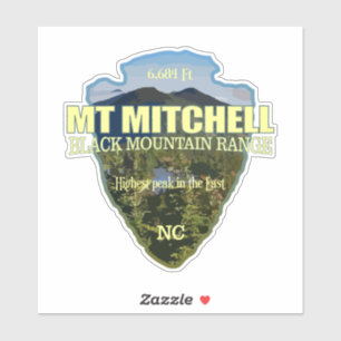 Sticker Mt Mitchell (pointe de flèche)