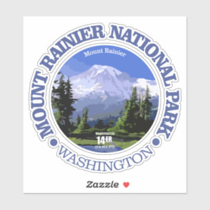 Sticker Mt Rainier NP