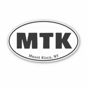 Sticker - MTK - Mount Kisco, NY
