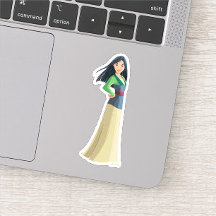 Sticker Mulan Courage à chaque étape