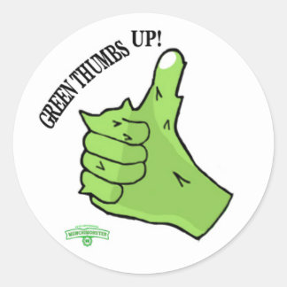 Sticker Munchimonster Green Thumbs Up! Récompense