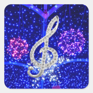 sticker Music Gclef