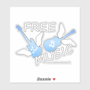 Sticker Musique libre