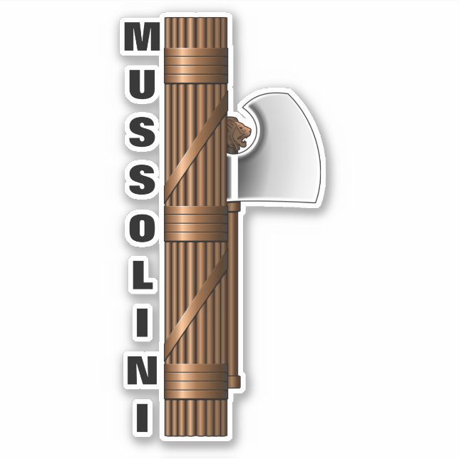STICKER MUSSOLINI (Devant)