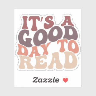 Sticker Muted Multicolored C'est un bon jour pour lire le 