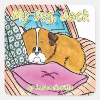 Sticker My Dog Jack par Laura Ceville