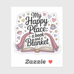 Sticker My Happy Place Book et une couverture Whimsical Co