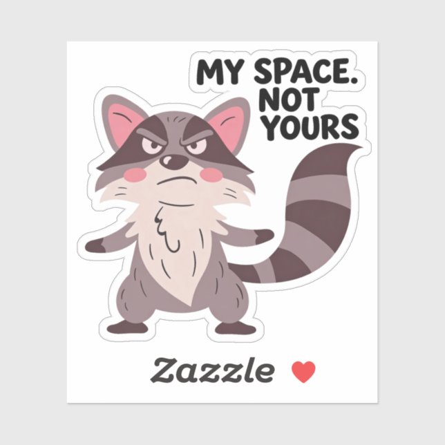 STICKER MY SPACE. NOT YOURS (Feuille)