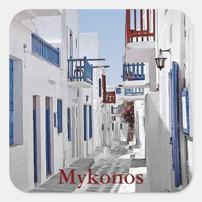 Sticker Mykonos (Devant)