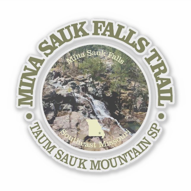 Sticker Myna Sauk Falls (rd) (Devant)