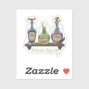 Sticker Mystic Brews   Potions et Élixirs Fantaisistes de 