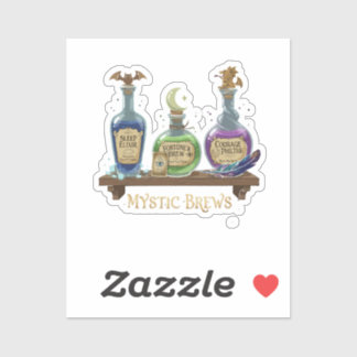 Sticker Mystic Brews | Whimsical Witchy Potions & Elixirs