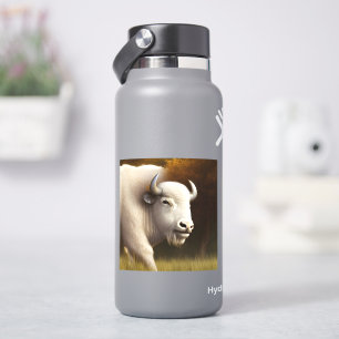 Sticker Mystic White Buffalo Digital Art Vinyle
