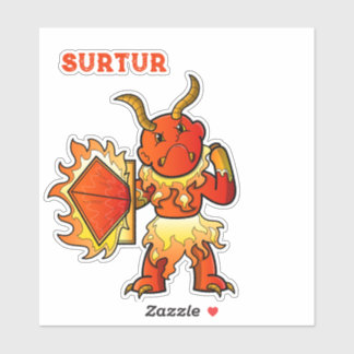 Sticker Mythologie de Surtur Norse