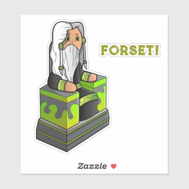 Sticker Mythologie Forseti Norse (Feuille)