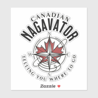 Sticker Nagavator canadien