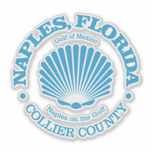Sticker Naples Fl (coquillage)