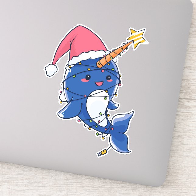 Sticker Naral de Noël de Cute Kawaii (Détail)