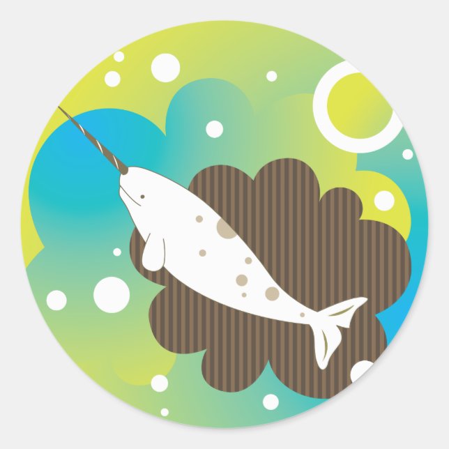Sticker Narwhal Dream (Devant)