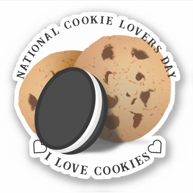 Sticker National Cookie Day (Devant)