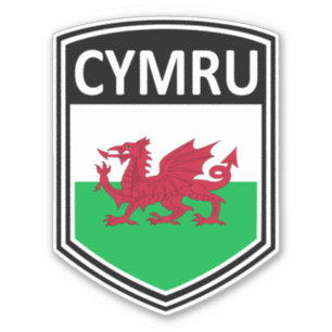 Sticker National - Cymru