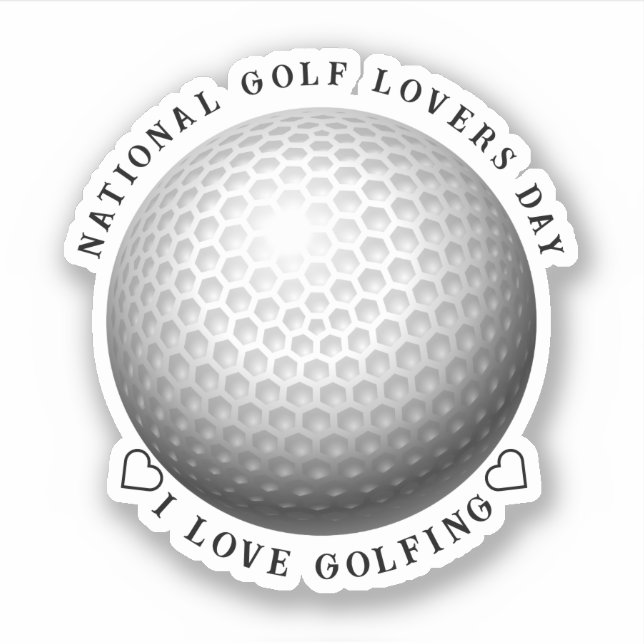 Sticker National Golf Day  Sports (Devant)