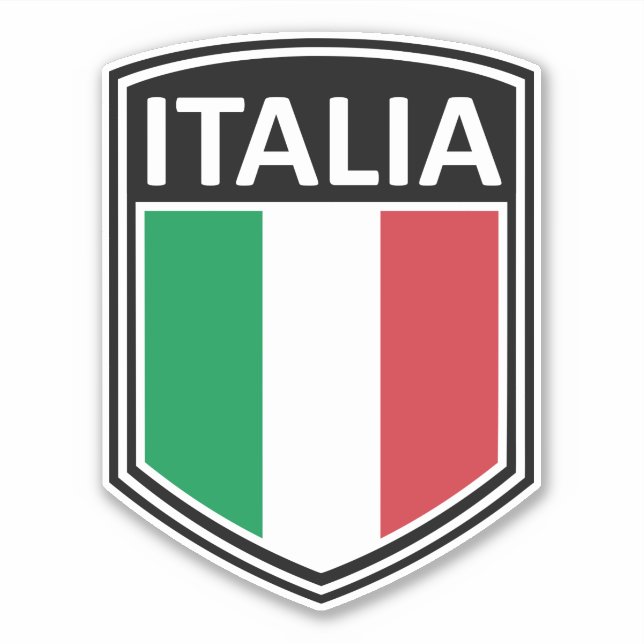 Sticker National - Italia (Devant)