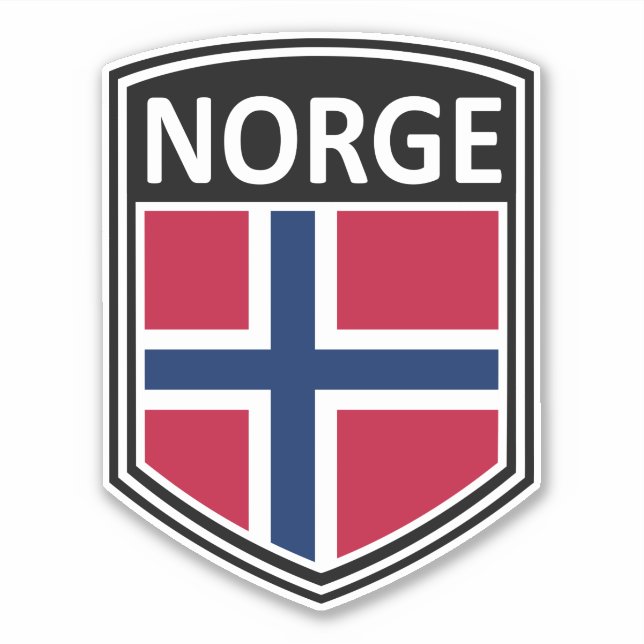 Sticker National - Norge (Devant)
