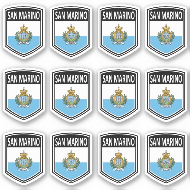 Sticker National - Saint-Marin (Devant)