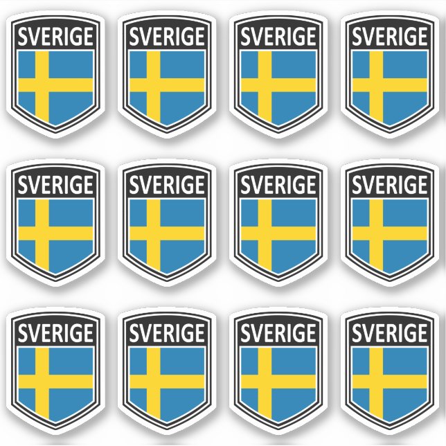 Sticker National - Sverige (Devant)