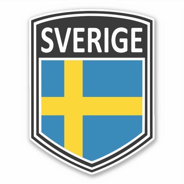 Sticker National - Sverige (Devant)