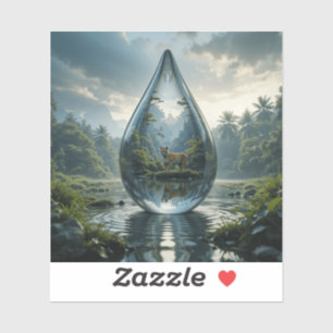 Sticker Nature majestueuse : Protégez notre faune