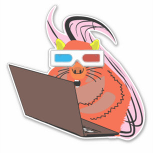 Sticker Naughty Squirrel #100
