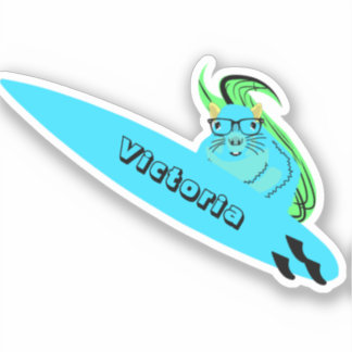 Sticker Naughty Squirrel #1156 Surf