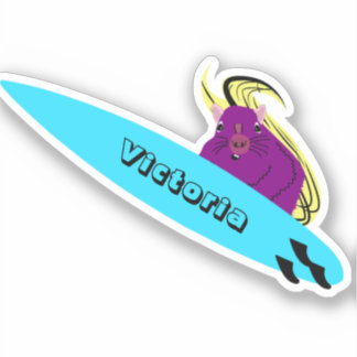 Sticker Naughty Squirrel #1232 Surf