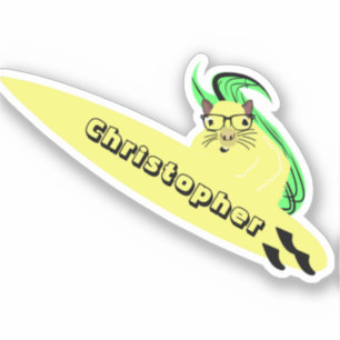 Sticker Naughty Squirrel #129 Surf