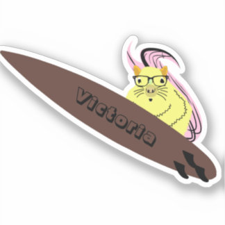 Sticker Naughty Squirrel #1667 Surf