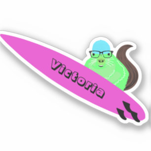 Sticker Naughty Squirrel #1927 Surf