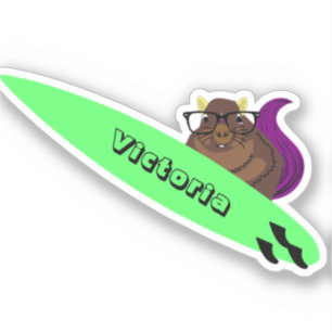 Sticker Naughty Squirrel #1981 Surf