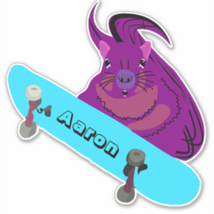 Sticker Naughty Squirrel #206 Skateboard