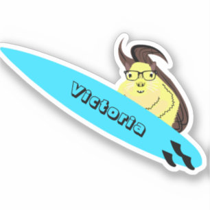 Sticker Naughty Squirrel #2217 Surf